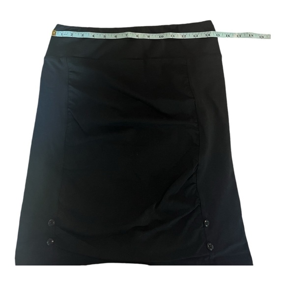 Black Body Esteem Pencil Scrunch Black Short‎ Skirt Simply Noelle NEW Size S/M - Picture 3 of 12